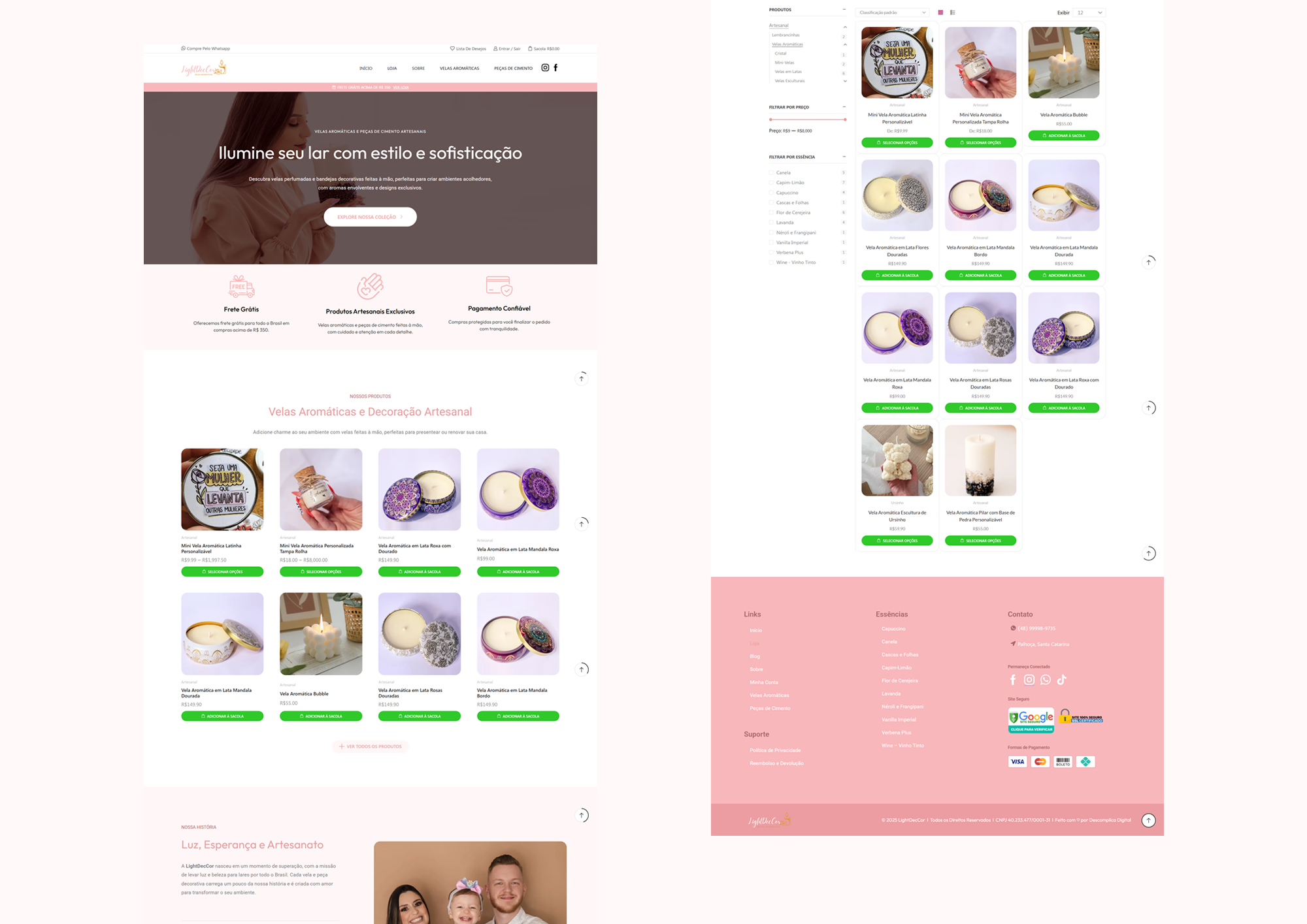 ecomeerce-loja-virtual-lightdeccor-layout